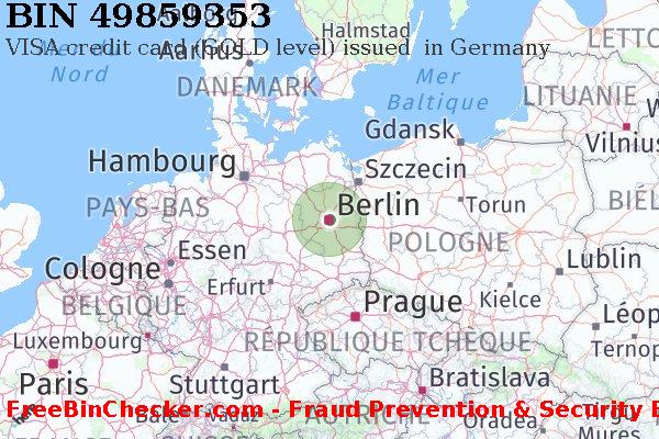 49859353 VISA credit Germany DE BIN Liste 