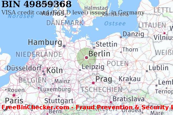 49859368 VISA credit Germany DE BIN-Liste