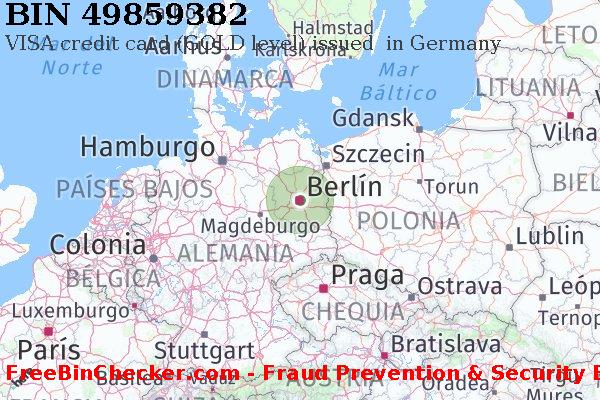49859382 VISA credit Germany DE Lista de BIN