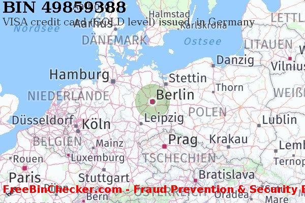 49859388 VISA credit Germany DE BIN-Liste