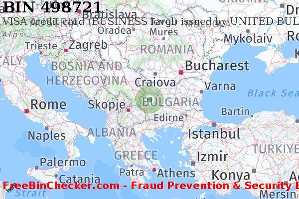 498721 VISA credit Bulgaria BG BIN List