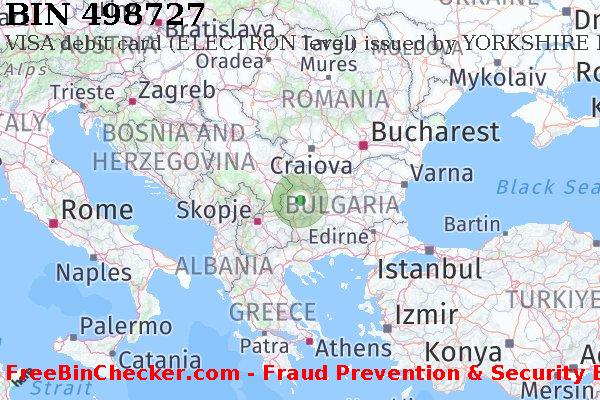 498727 VISA debit Bulgaria BG BIN List