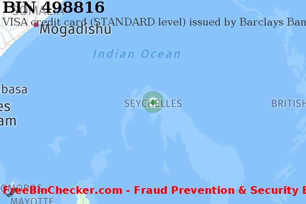 498816 VISA credit Seychelles SC BIN List