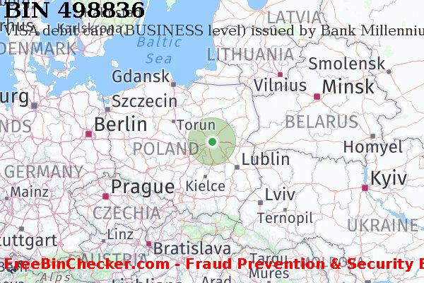 498836 VISA debit Poland PL BIN 목록
