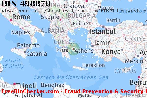 498878 VISA credit Greece GR BIN List