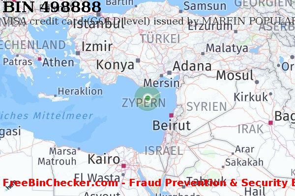 498888 VISA credit Cyprus CY BIN-Liste