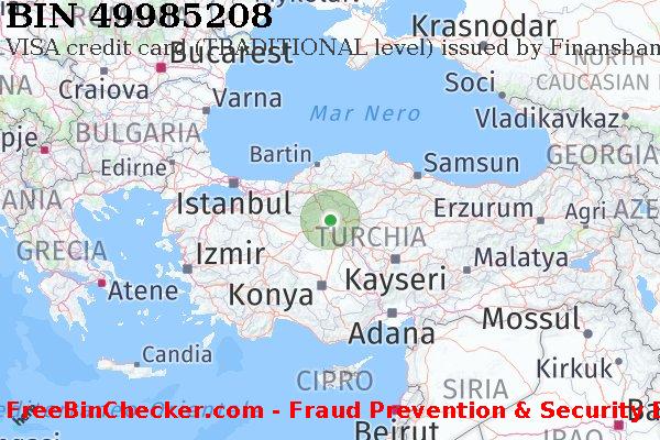 49985208 VISA credit Turkey TR Lista BIN