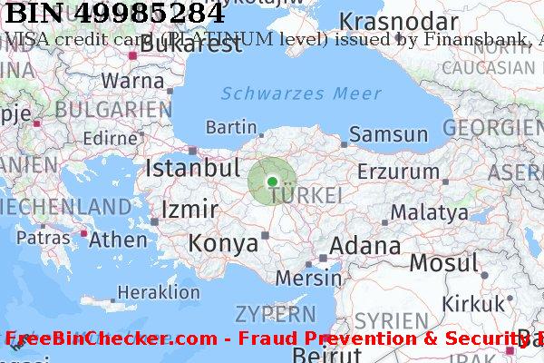 49985284 VISA credit Turkey TR BIN-Liste