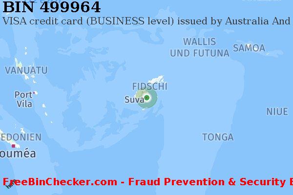 499964 VISA credit Fiji FJ BIN-Liste