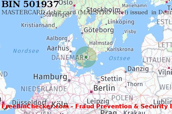 501937 MASTERCARD debit Denmark DK BIN-Liste