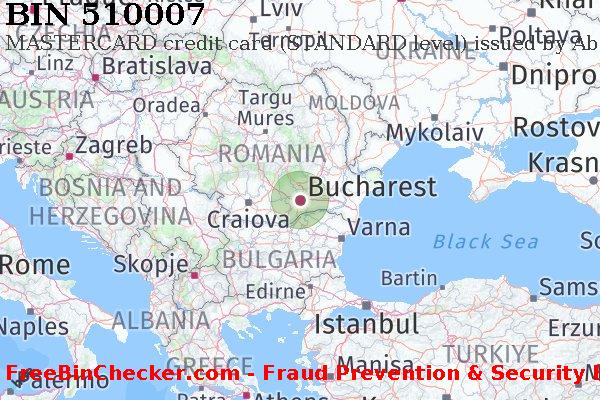 510007 MASTERCARD credit Romania RO BIN List