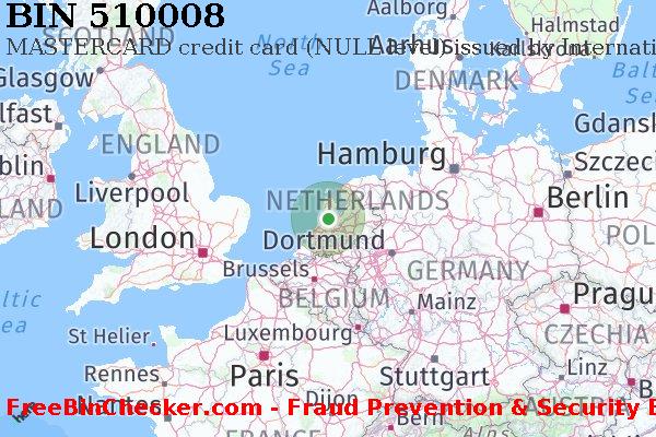 510008 MASTERCARD credit The Netherlands NL BIN Danh sách