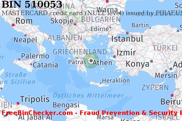 510053 MASTERCARD credit Greece GR BIN-Liste