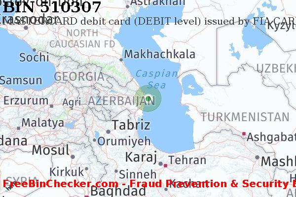 510307 MASTERCARD debit Azerbaijan AZ BIN List