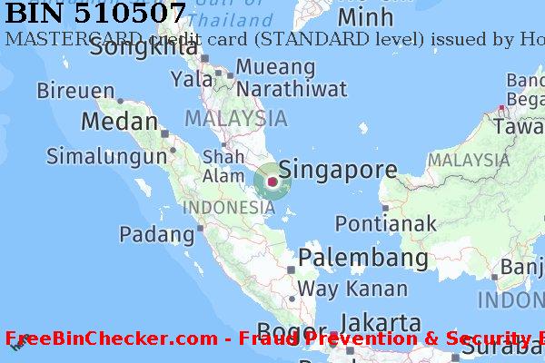 510507 MASTERCARD credit Singapore SG BIN List