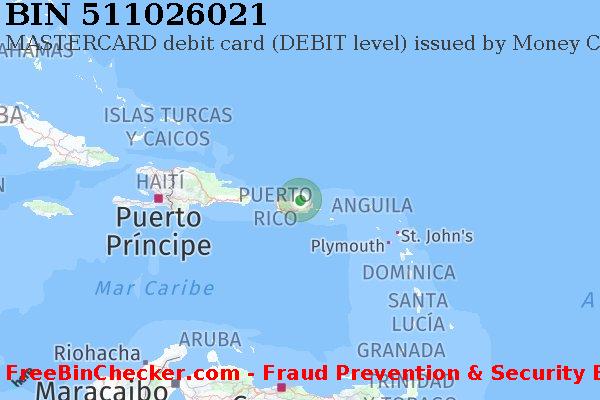 511026021 MASTERCARD debit Puerto Rico PR Lista de BIN