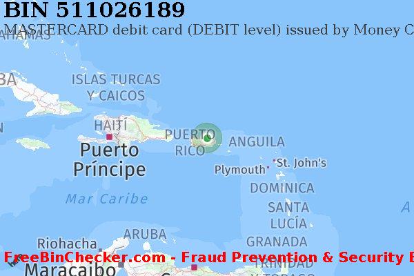 511026189 MASTERCARD debit Puerto Rico PR Lista de BIN