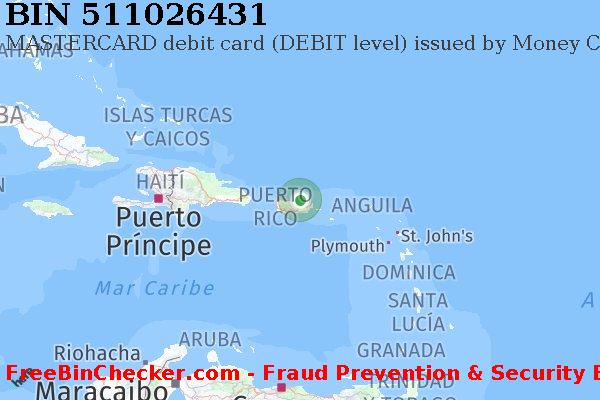 511026431 MASTERCARD debit Puerto Rico PR Lista de BIN