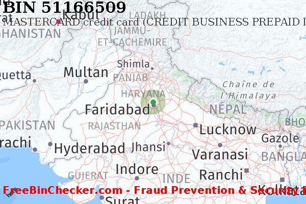 51166509 MASTERCARD credit India IN BIN Liste 