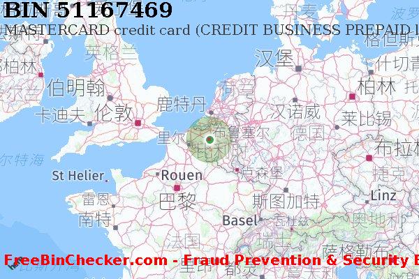 51167469 MASTERCARD credit Belgium BE BIN列表
