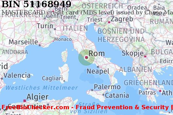 51168949 MASTERCARD credit Italy IT BIN-Liste