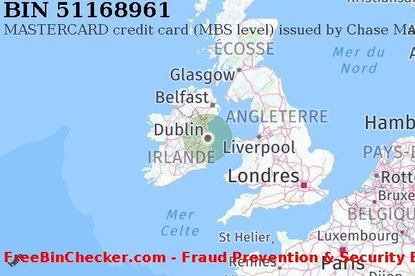 51168961 MASTERCARD credit Ireland IE BIN Liste 