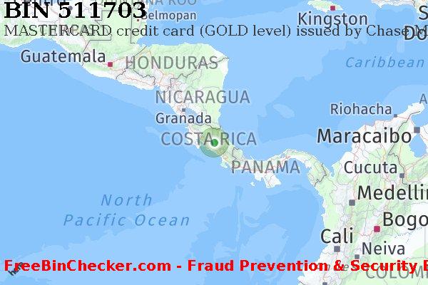 511703 MASTERCARD credit Costa Rica CR BIN List