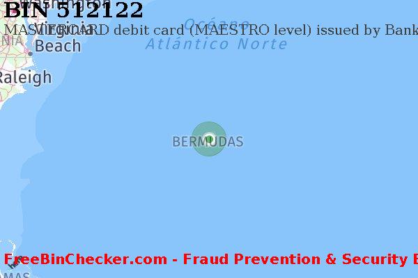 512122 MASTERCARD debit Bermuda BM Lista de BIN