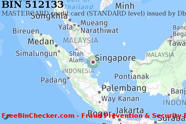 512133 MASTERCARD credit Singapore SG बिन सूची