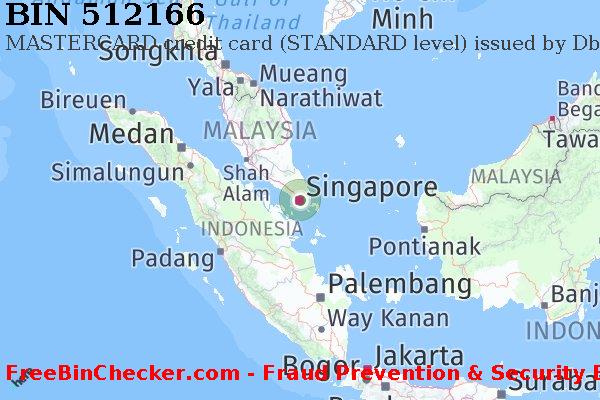 512166 MASTERCARD credit Singapore SG BIN List