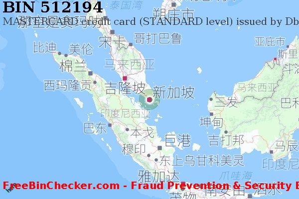 512194 MASTERCARD credit Singapore SG BIN列表