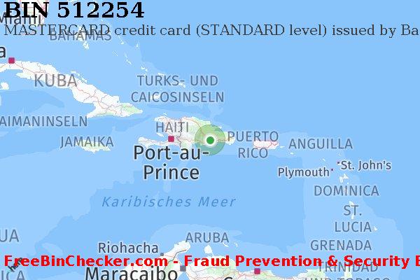 512254 MASTERCARD credit Dominican Republic DO BIN-Liste