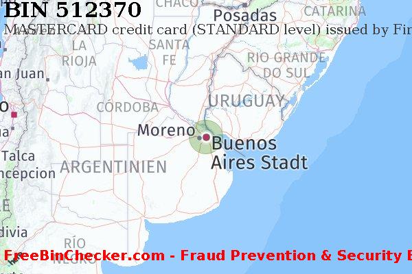 512370 MASTERCARD credit Argentina AR BIN-Liste