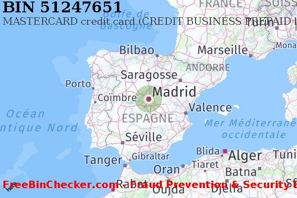 51247651 MASTERCARD credit Spain ES BIN Liste 