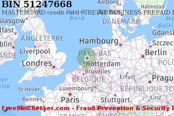 51247668 MASTERCARD credit The Netherlands NL BIN Liste 