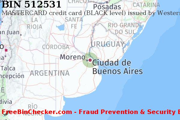 512531 MASTERCARD credit Argentina AR Lista de BIN