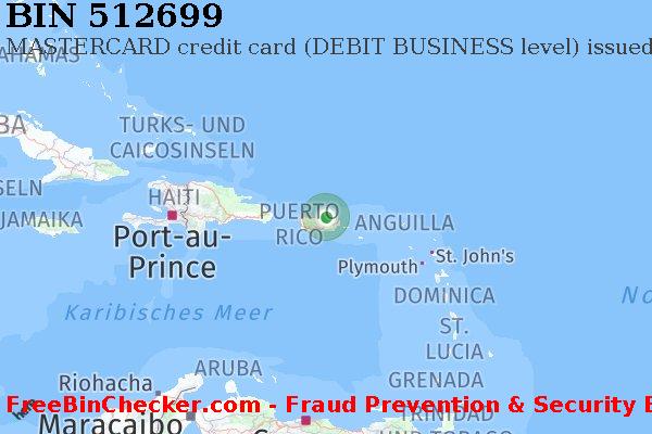 512699 MASTERCARD credit Puerto Rico PR BIN-Liste