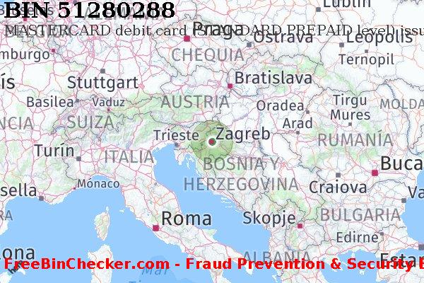 51280288 MASTERCARD debit Croatia HR Lista de BIN