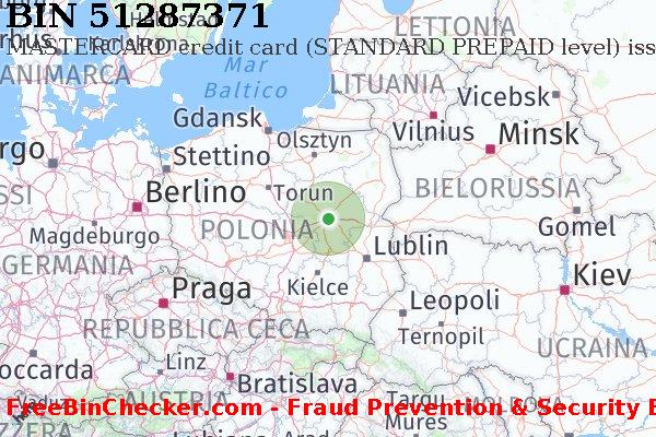 51287371 MASTERCARD credit Poland PL Lista BIN