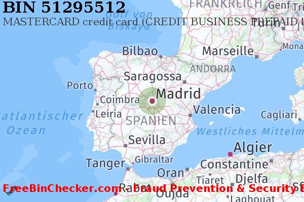 51295512 MASTERCARD credit Spain ES BIN-Liste