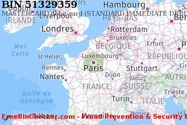 51329359 MASTERCARD debit France FR BIN Liste 