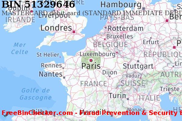 51329646 MASTERCARD debit France FR BIN Liste 