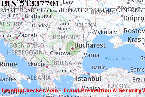 51337701 MASTERCARD debit Romania RO বিন তালিকা