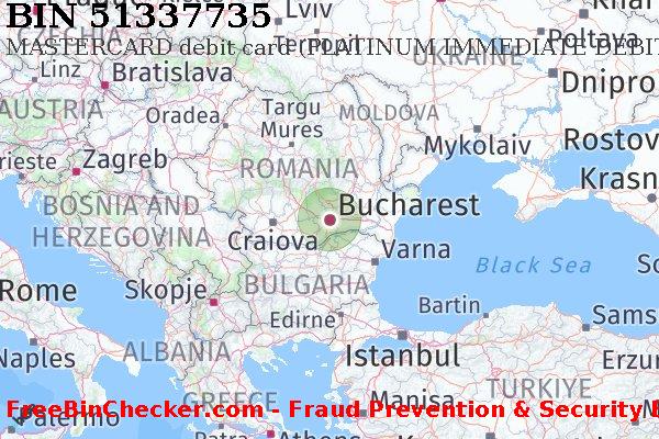 51337735 MASTERCARD debit Romania RO BIN Lijst
