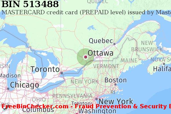 513488 MASTERCARD credit Canada CA BIN List