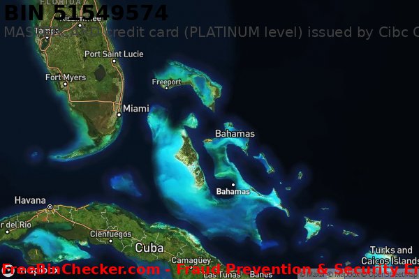 51549574 MASTERCARD credit Bahamas BS BIN List