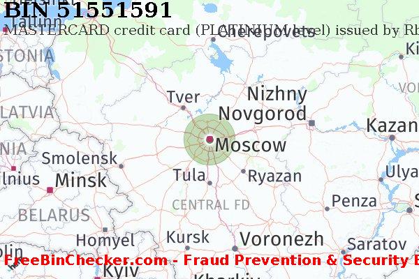 51551591 MASTERCARD credit Russian Federation RU BIN List