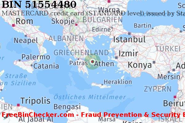 51554480 MASTERCARD credit Greece GR BIN-Liste