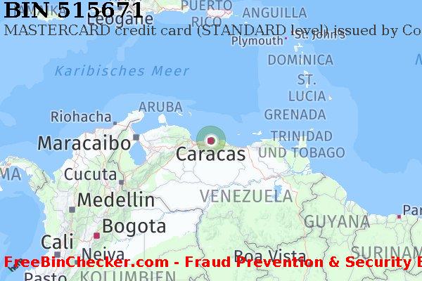 515671 MASTERCARD credit Venezuela VE BIN-Liste