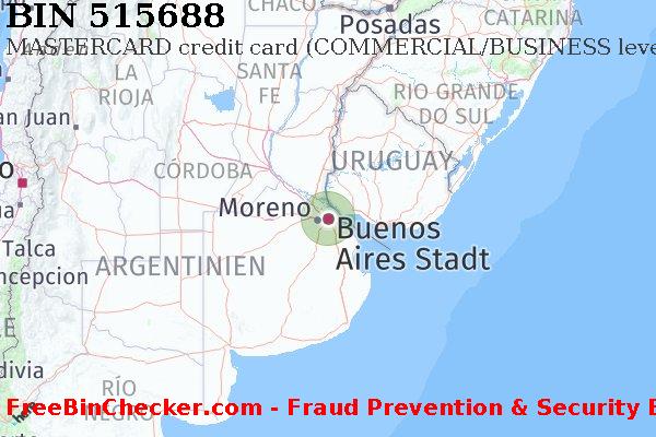 515688 MASTERCARD credit Argentina AR BIN-Liste